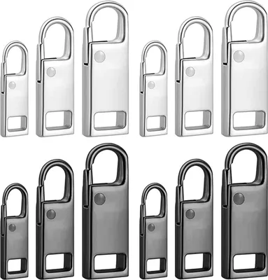 Produktbild von Reissverschluss Zipper Pull, Zipper für Reparatur, Metall Ersatzzipper