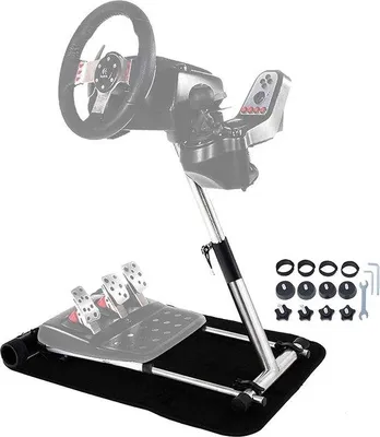 Produktbild von Rennsteuerstandaart - Rennsimulator - Rennrad - Rahmen für Logitech-G-Spieler - Schwarz