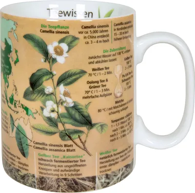 Obrázek produktu pro KÖNITZ 1113302638 Vědomostní hrnek TEEWISSEN 490 ml porcelán / hrnek s motivem