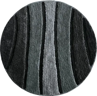 Produktbild von REDBEST Badematte Louisville" grau rund:  90 cm Ø"