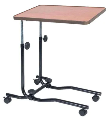 Produktbild von NRS Healthcare M15691 mobiler Betttisch mit Rollen – Höhenverstellbar, neigbare