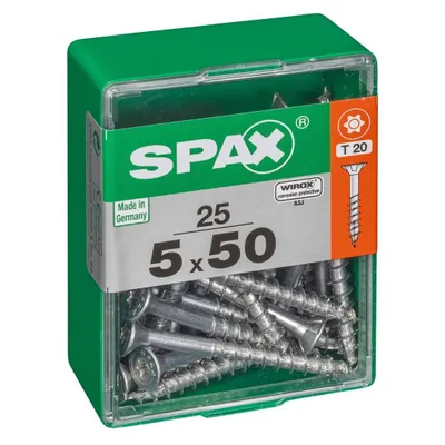 Produktbild von Spax Universalschrauben 5.0 x 50 mm TX 20 - 25 Stk.