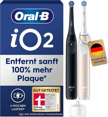 Produktbild von Oral-B Zahnbürste -069373 iO Series 2 Gifting Set night black/calm pink