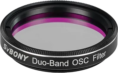 Produktbild von Svbony SV220 Astro Dual Narrowband Filter, 1,25" 7nm H-alfa OIII filtr, vhodný pro barevné CMOS fotoaparáty, filtr pro teleskopy pro astrofotografii hluboké oblohy