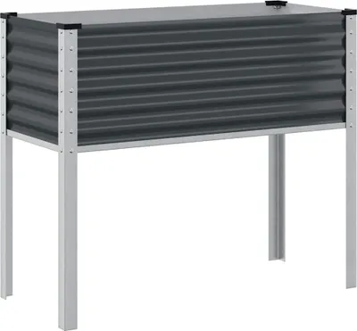 Produktbild von vidaXL Garten-Pflanzgefäß Anthrazit 100 x 45 x 90 cm Stahl