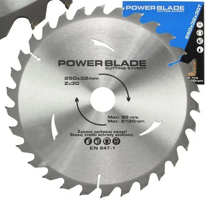 Obrázek produktu pro MAR-POL Kotouč pilový s SK plátky (vidiový), 250x30Tx32mm M08926