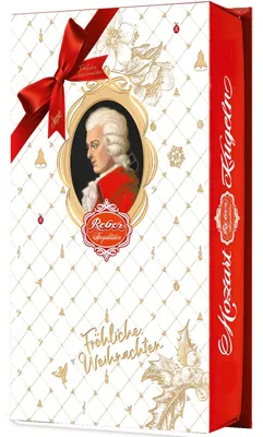 Produktbild von Reber Mozart-Barock 15er-Packung mit Weihnachtsaufleger