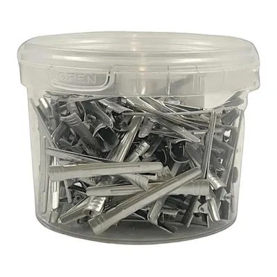 Produktbild von AP Aluminium Haarspangen in Silber 5 cm 100 Stück