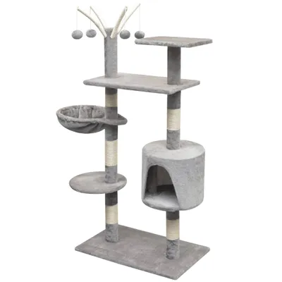 Immagine prodotto di vidaXL Tiragraffi per gatti 125 cm Grigio