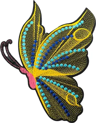 Produktbild von Schmetterling L Aufnäher zum Aufbügeln