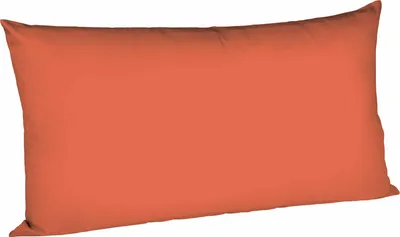 Produktbild von fleuresse Mako Satin Kissenbezug Colours Uni 40x80 cm Chilli Rot