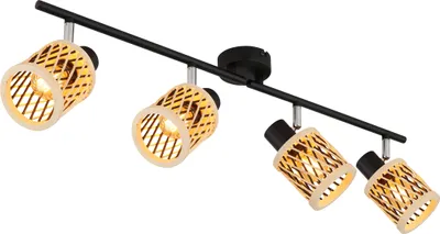 Produktbild von NOWA Strahler Metall schwarz matt, 4x E14 LED