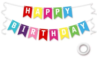 Immagine prodotto di Festoni di compleanno, ghirlande, decorazioni per feste di compleanno, striscioni per compleanni, decorazioni, corda da 5 metri