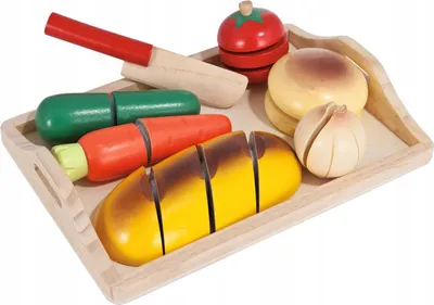 Image de Eichhorn Set de coupe en bois, 8 pcs.