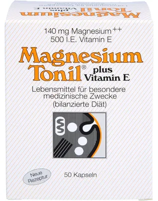 Obrázek produktu pro Magnesium Tonil plus vitamin E, 50 kapslí