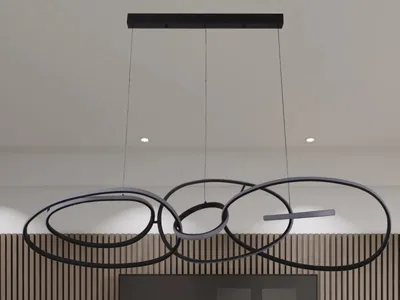 Image de Suspension LED avec télécommande, 150W - J4367/B