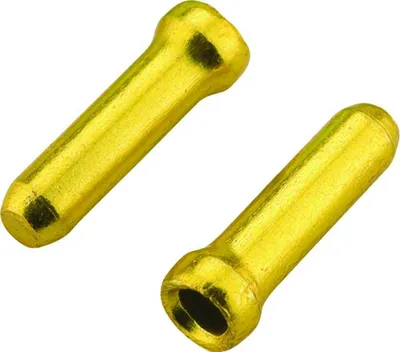 Immagine prodotto di Terminale Jagwire per cavo interno da 1,8 mm, dorato, confezione da 500 pezzi