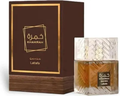 Produktbild von Lattafa Khamrah Qahwa, Unisex, 100 ml, Nicht nachfüllbare Flasche, Flüssiges Parfüm, Kardamom, Zimt, Ingwer, 1 Stück(e)