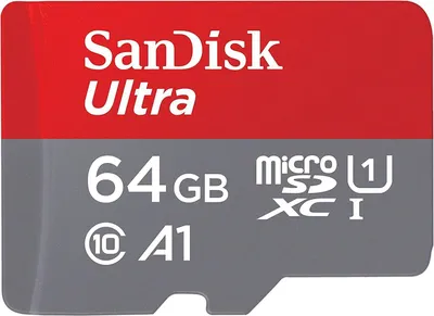 Immagine prodotto di Scheda di memoria SanDisk Ultra microSDHC A1 140MB/s Classe 10 64GB, senza adattatore