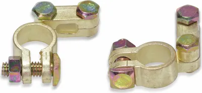Produktbild von Filmer 50327 Batteriepolklemmen Set - goldfarben