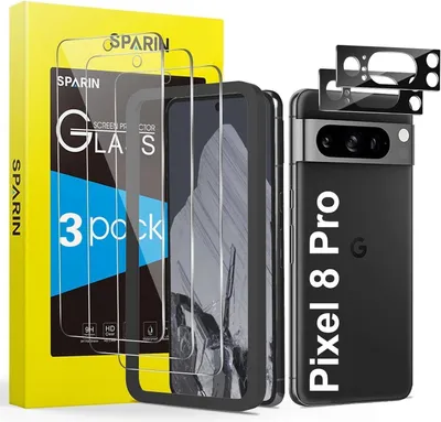 Obrázok produktu pre Pancierové ochranné sklo a fólia na fotoaparát SPARIN pre Google Pixel 8 Pro 6,7