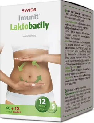 Produktbild von Imunit Swiss Laktobacily 60 12 tobolek zdarma