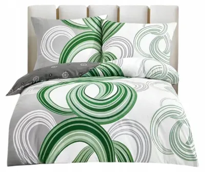Produktbild von Elway Bettwäsche 160x200 Baumwollsatin Kreisdesign