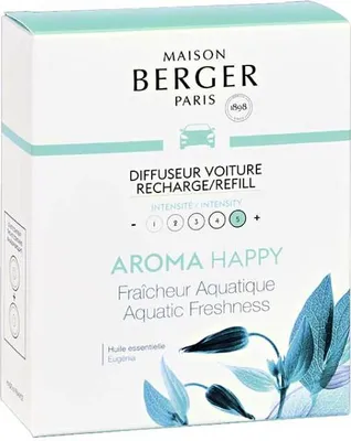Produktbild von Maison Berger Paris Aroma Happy Refill Autoduft, Auto, 2 Stück(e)