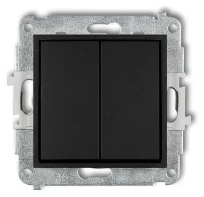 Immagine prodotto di Karlik ICON 12IWP-33.1, interruttore a pedale doppio, meccanismo nero opaco
