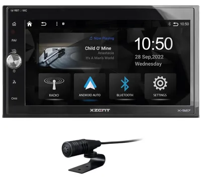 Obrázok produktu pre XZENT X-527 2-DIN moniceiver Carplay Android Auto Bluetooth DAB+ digitálne rádio