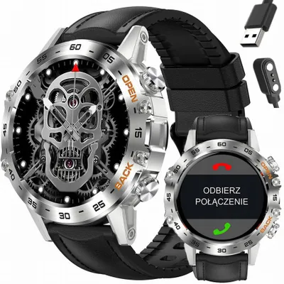 Image de Hommes Smartwatch GRAVITY GT9-6 Appel Bluetooth Tension artérielle Fréquence cardiaque SpO₂ Moniteur de sommeil Modes sportifs IP67 Montre de fitness