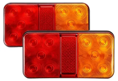 Productafbeelding van Led-aanhangerlampen, 2 achterlichten voor 12-24 V