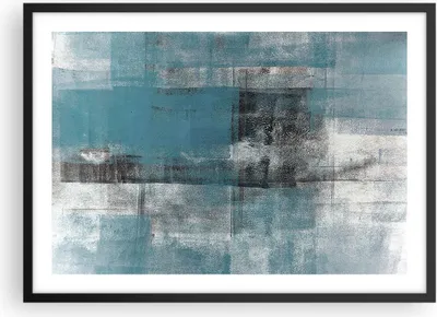 Produktbild von Gerahmtes Poster - Schwarzer Rahmen - Abstraktion Modern Gürtel - 70x50 cm - Wand Bild - Wanddeko - Wandbilder - Wandposter - Bilderrahmen - Bilder - Kunstdruck - Wandbild - P2BAA70x50-4283