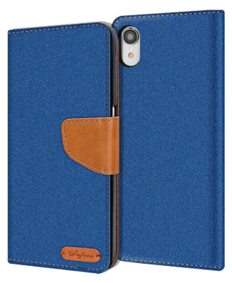 Zdjęcie produktu dla Etui na telefon komórkowy Apple iPhone XR Etui Wallet Flip Case Pokrowiec ochronny z tkaniny