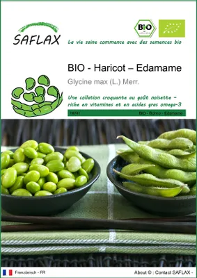 Image de SAFLAX  -- Haricot – Edamame - 8 graines - Glycine