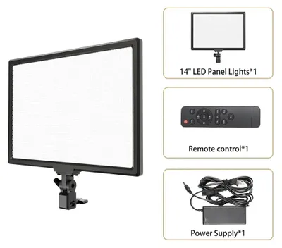 Obrázok produktu pre LED video svetlo, s možnosťou stmievania, vrátane statívu, iba 1 kus