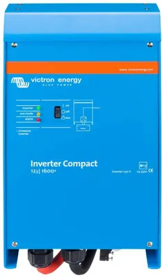 Produktbild von Victron MultiPlus 0% MwSt §12 III UstG Compact 12/1200/50-16 1000W Wechselrichter
