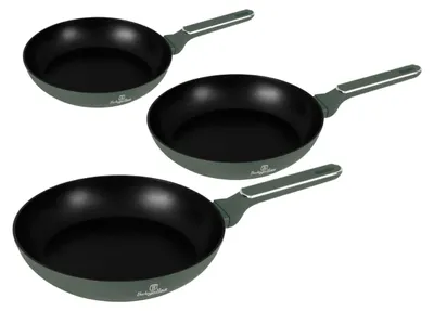 Produktbild von Bratpfannenset, 3-teilig, Berlinger Haus BH8206 Mattgrn