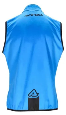 Immagine prodotto di Gilet da motocross impermeabile Acerbis Linear Softshell, nero/blu, 3XL
