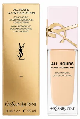 Immagine prodotto di Yves Saint Laurent Fondotinta Yves Saint Laurent All Hours Glow Foundation LN4 25ml, productTiles.product.images.aiGenerated