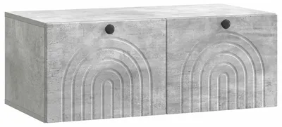 Immagine prodotto di vidaXL Mobile TV da parete grigio cemento 78,5 x 41 x 30 cm