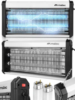 Immagine prodotto di MalTec insetticida elettrico trappola per mosche MasterKiller 30W UV lampada per insetti zanzara lampada per zanzare