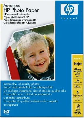 Produktbild von Fotopapier HP Q5456A A4 glossy 250g/qm Packung mit 10 Stück