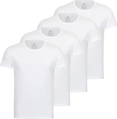 Produktbild von Burnell & Son T-Shirt Rundhals 3er Pack, Größe:L, 3er Pack Farben:weiß