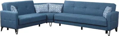 Immagine prodotto di Dmora Divano Letto con Penisola Apo 234x302 cm Nero, Contenitore Reversibile