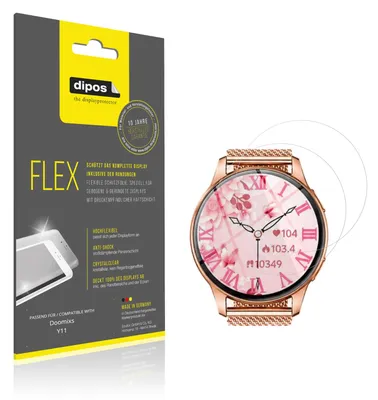 Image de 2x Film de protection d'écran pour Doomixs Y11, recouvre 100% de l'écran, dipos Flex