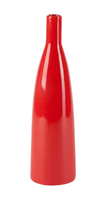 Image de Vase 'Smart' (10x10x36,2 cm), rouge