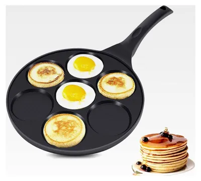 Produktbild von Pfannkuchenpfanne Ø26cm 7 Fächer Aluminiumguss für alle Herdarten