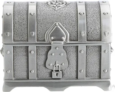 Immagine prodotto di Scatola del tesoro, antica scatola di pirati scatola di stoccaggio collana gioielli vetrina in lega di zinco compatto per desktop ornamenti decorazione domestica