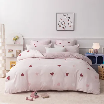 Produktbild von Bettbezug-Set - Motiv: Herzen - 200 x 220 cm